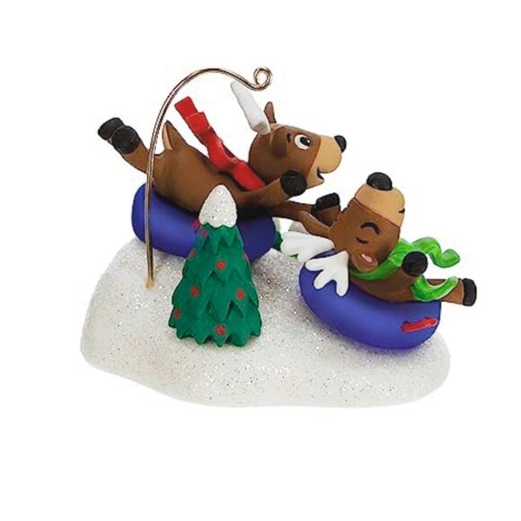 Hallmark Keepsake REINDEER ANTICS Christmas Tree Ornament 2023 Collectible NIB - Picture 4 of 10